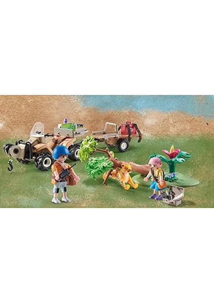 Wiltopia 71011 Hayvan Kurtarma Aracı, 4 Yaş ve Üzeri Çocuklar Için Sürdürülebilir Oyuncaklar