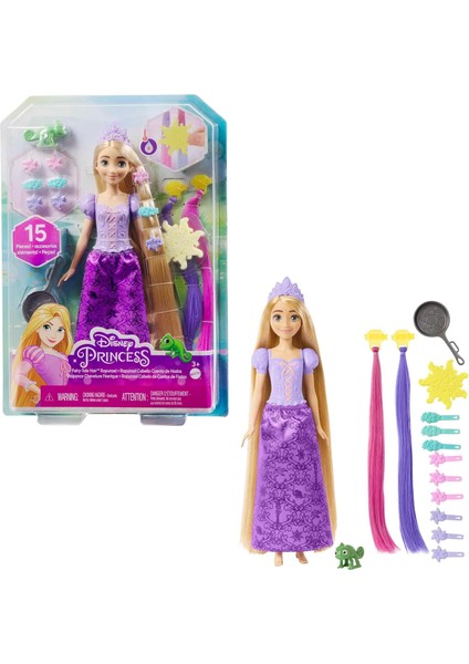 Prenses Renk Değiştiren Sihirli Saçlı Rapunzel, 3 Yaş ve Üzeri, HLW18