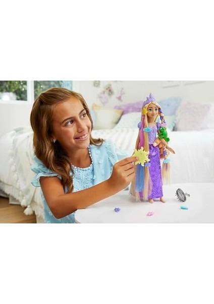 Prenses Renk Değiştiren Sihirli Saçlı Rapunzel, 3 Yaş ve Üzeri, HLW18