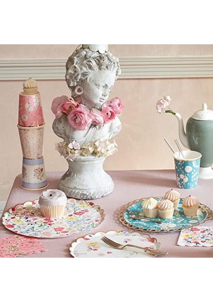 Meri English Garden Party Cups English Garden Bardak 8'li