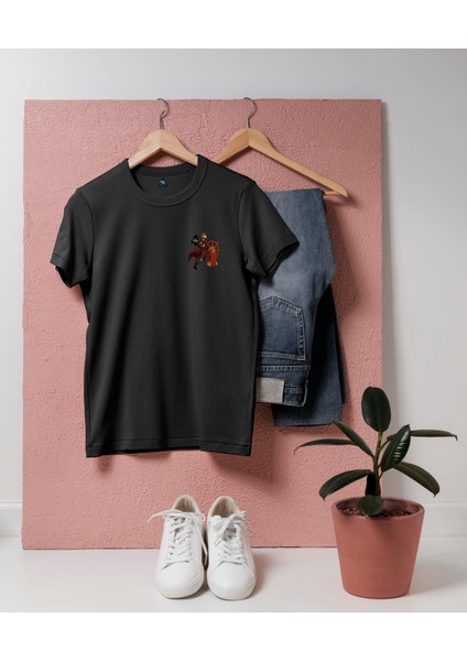 Oversize Korsan-Pirates Tasarımlı T-Shirt