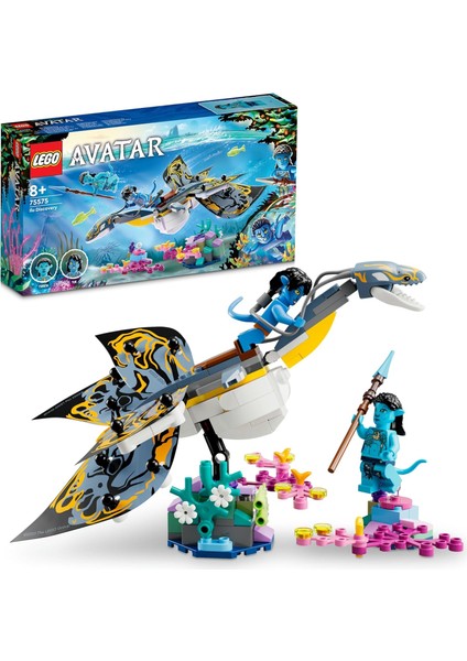 Avatar Ilu Keşfi 75575-8 Yaş ve Üzeri Için 2 Minifigür Içeren Eğlenceli Yaratıcı Oyuncak Yapım Seti (179 Parça)