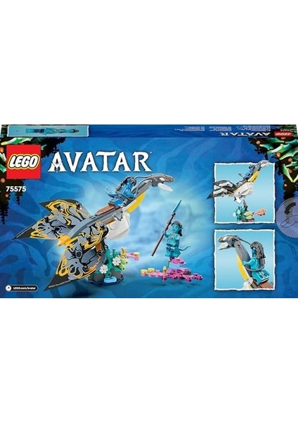 Avatar Ilu Keşfi 75575-8 Yaş ve Üzeri Için 2 Minifigür Içeren Eğlenceli Yaratıcı Oyuncak Yapım Seti (179 Parça)