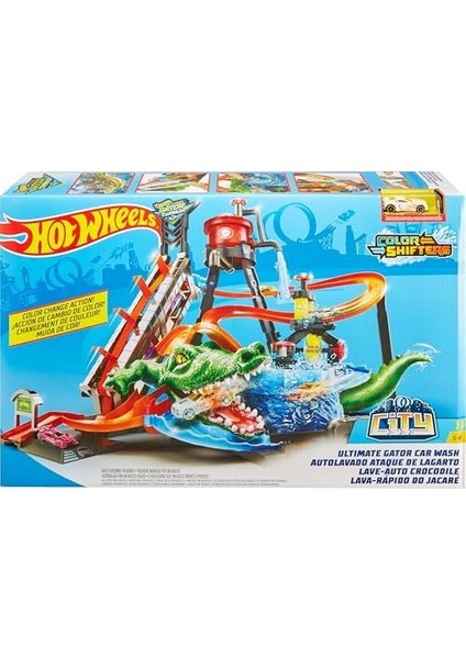 Wheels® Ev Timsah Araba Yıkama Oyun Seti, 4y+, FTB67