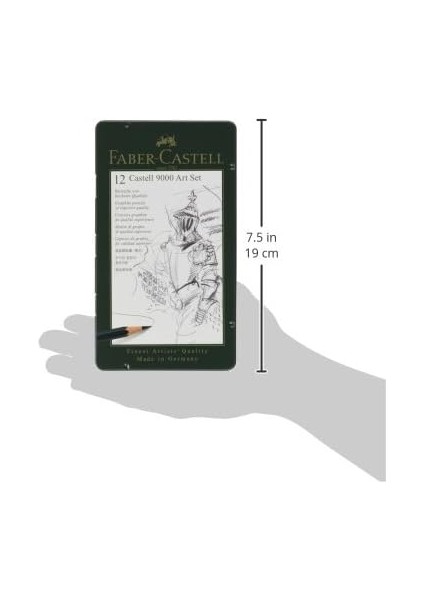 9000 Dereceli Kurşun Kalem Seti, 12 Li (8b, 6b, 4b, 2b, B, Hb, F, H, 2h, 3h, 4h, 5h), Naturel Siyah, Teknik Çizim ve Eskiz Için, Dayanıklı Uç, Sanat ve Grafik Çalışmaları modelleri