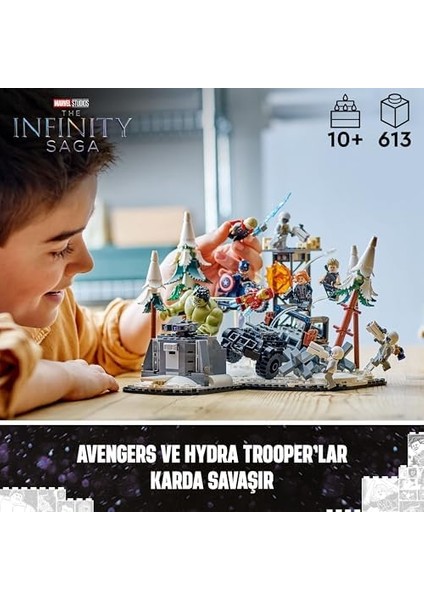Marvel Ngers Assemble: Ultron Çağı 76291 - 10 Yaş ve Üzeri Süper Kahraman Sevenler Için Yaratıcı Oyuncak Yapım Seti (613 Parça) modelleri