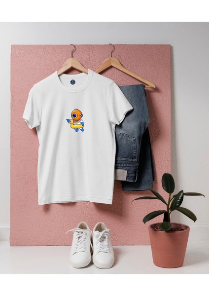 Oversize Can Simidi ve Dalgıç Tasarım T-Shirt indirimleri