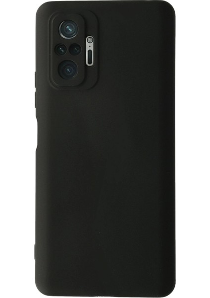 Xiaomi Redmi Note 10 Pro Kılıf Nano Içi Kadife Silikon - Siyah Dpmah