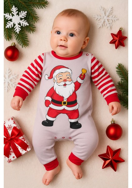 Noel Baba Detaylı Bebek Tulum % 100 Pamuk fiyatları