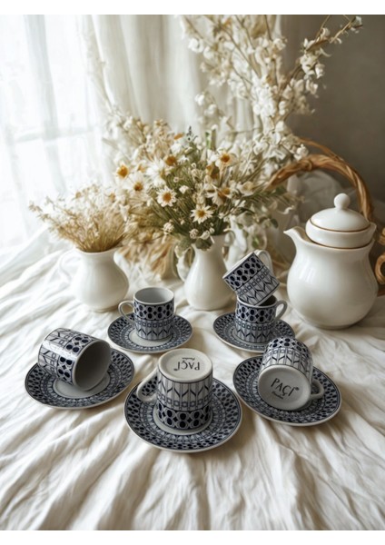 Frella Motifli 6lı Kahve Fincanı fiyatları