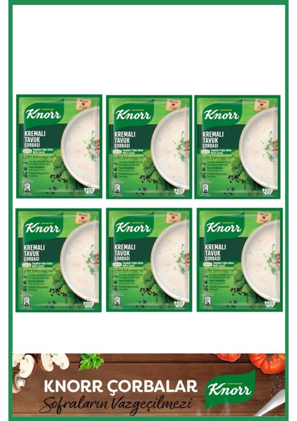 Kremalı Tavuk Çorbası 65 gr x 6 Adet