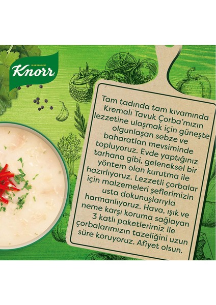 Kremalı Tavuk Çorbası 65 gr x 6 Adet