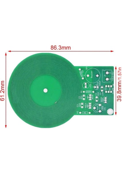 Metal Sensör Diy Kit Dedektör Elektronik Lehimleme Eğitim Devresi Dc 5V 60MM Temassız Algılayıcı indirimleri