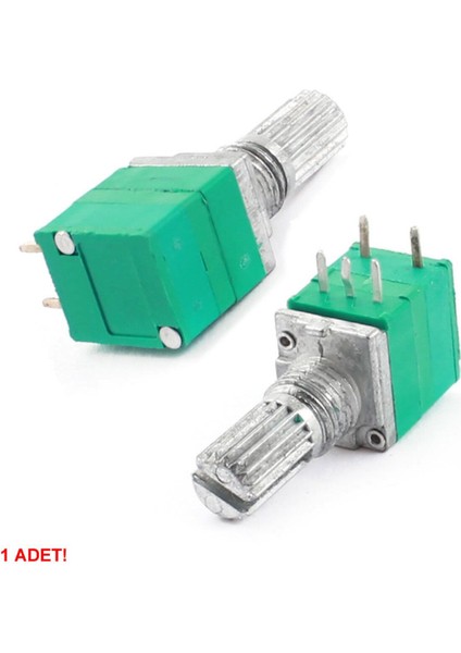 5 Pin 10KOHM Potansiyometre B10K Anahtarlı Pot Tırtıklı 15MM Döner Ayarlanabilir Direnç Ses fiyatları