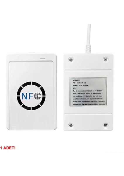 ACR122U 13.56MHZ Rfid Okuyucu Yazıcı USB Kopyalayıcı Nfc Manyetik Kart Anahtarlık Etiket Okuyucu modelleri