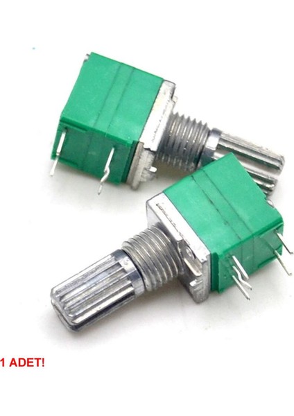 5 Pin 50KOHM Potansiyometre B50K Anahtarlı Tırtıklı 15MM Döner Ayarlanabilir Direnç fırsatları