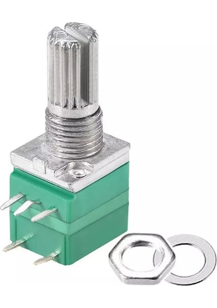 5 Pin 50KOHM Potansiyometre B50K Anahtarlı Tırtıklı 15MM Döner Ayarlanabilir Direnç indirimleri