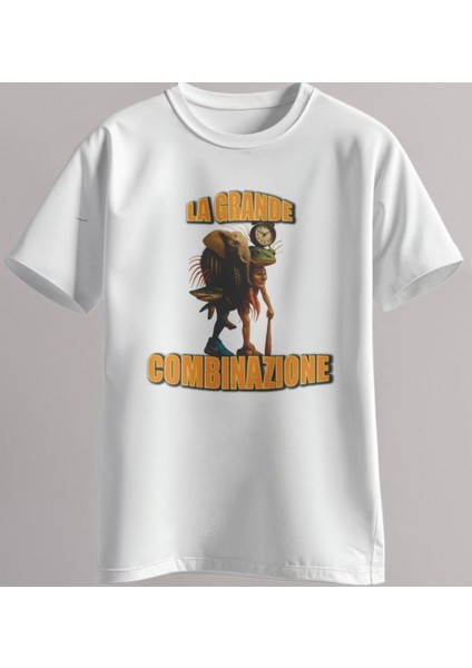 La Grande Combinazione Italyan Brainrot T-Shirt Tung Tung Tung Sahur, Tralalero Tralala