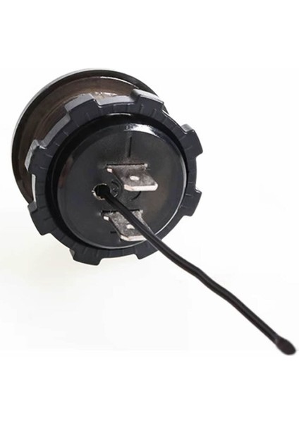 Yuvarlak Voltmetre Termometre 12V 24V Panel Tip Montaj Dijital Kırmızı Renk LED Sıcaklık Isı Voltaj fırsatları