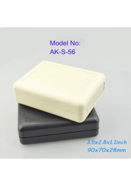 Ak-S-56 Beyaz Plastik Elektronik Proje Kutusu