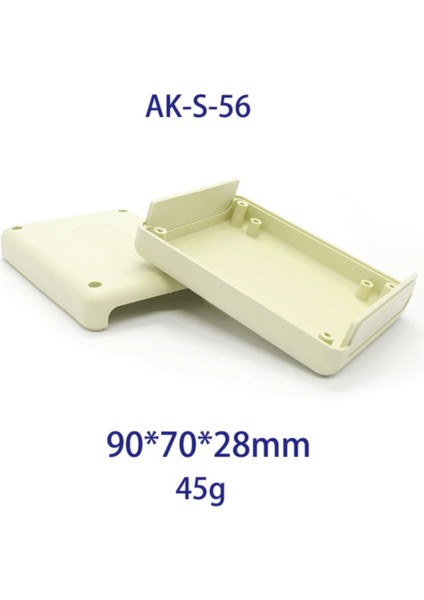 Ak-S-56 Beyaz Plastik Elektronik Proje Kutusu