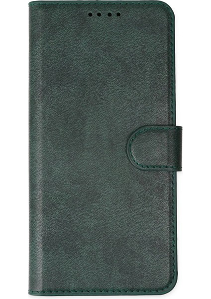 Iphone 14 Pro Kılıf Trend S Plus Kapaklı Kılıf - Yeşil Dpmah