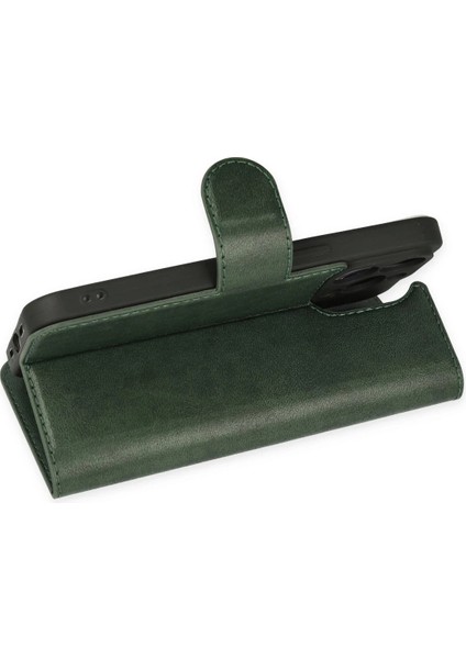 Iphone 14 Pro Kılıf Trend S Plus Kapaklı Kılıf - Yeşil Dpmah fırsatları