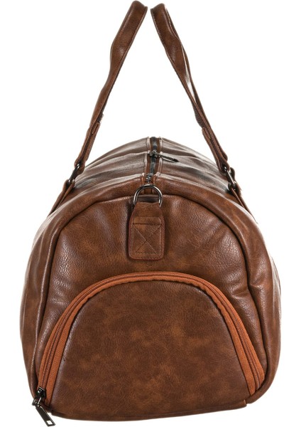 Unisex Vegan Deri Seyahat, Spor Çantası - Taba fırsatları