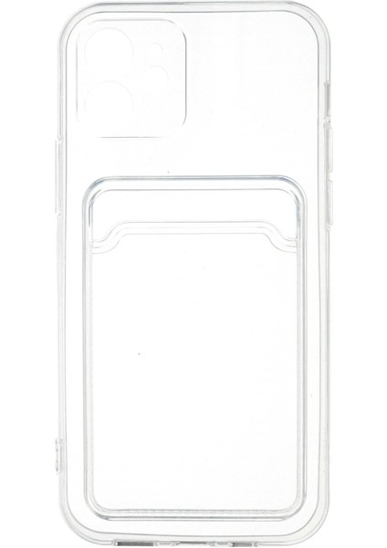 Iphone 12 Kılıf Kart Şeffaf Silikon - Şeffaf Dpmah modelleri