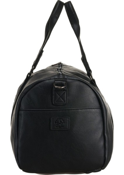 Unisex Vegan Deri Seyahat, Spor Çantası - Siyah modelleri