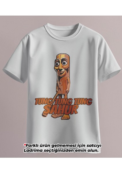Tung Tung Tung Sahur Italyan Brainrot Meme Tişört