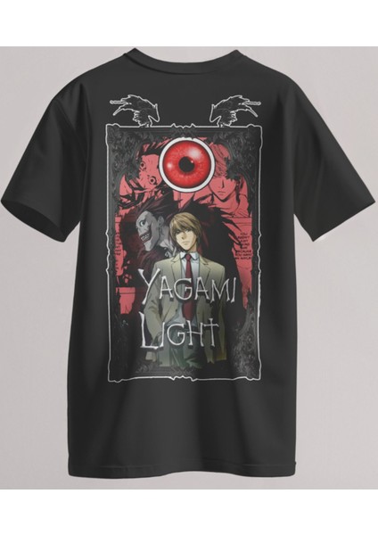 Death Note Yagami Light T-Shirt Anime Baskılı Tişört