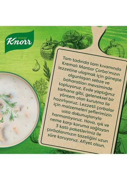 Kremalı Mantar Çorbası 63 gr x 6 Adet