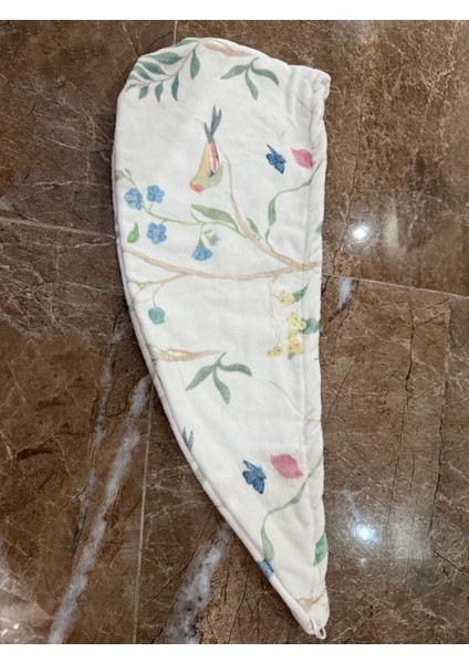 Havlu Saç Bonesi /çiçekli / Pamuklu