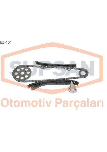 Eksantrik Zincir Seti Astra H-Corsa C-D-Combo-C-D-Astra J-MERIVA-ALBEA-DOBLO-EGEA-PUNTO-500- 1.3 Jtd -1.3 Cdtı E4-E5-E6 Gergi Kiti