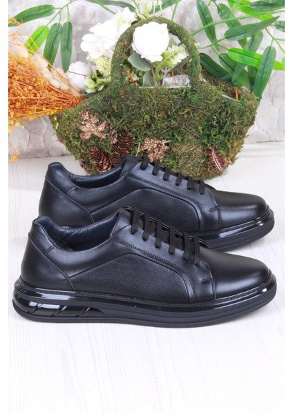 42466 Rahat Hakiki Deri Sneaker Erkek Ayakkabı