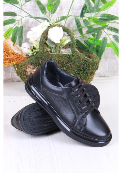42466 Rahat Hakiki Deri Sneaker Erkek Ayakkabı