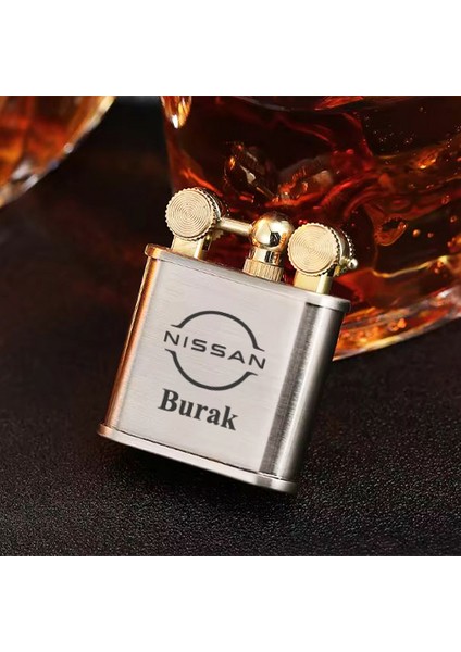 Gazlı Fitilli Çakmak Kişiye Özel Isimli Araç Araba Logo Baskılı Zorro Çakmak