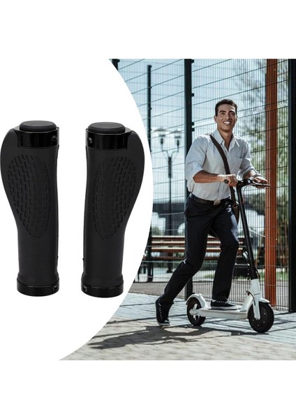 Bisiklet Elektrikli Bisiklet Scooter Elcik Avuç Içi Destekli Alyanlı Çift Set Takım Siyah Renk