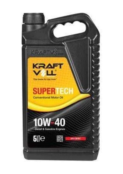 Motor Yagı Benzın-Dızel 10W40 Yarı Mıneral Sl/cf 5lt