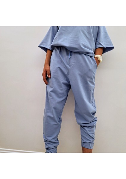 Orijinal Oversize Complete New Erkek Mavi Takım