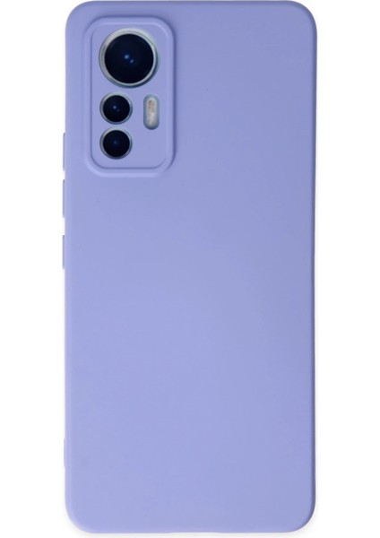 Xiaomi Mi 12 Lite Kılıf Nano Içi Kadife Silikon - Lila Dpmah