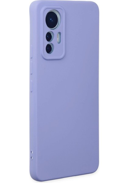 Xiaomi Mi 12 Lite Kılıf Nano Içi Kadife Silikon - Lila Dpmah