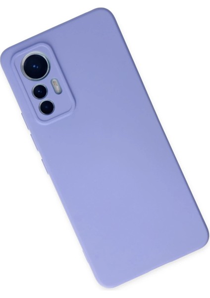 Xiaomi Mi 12 Lite Kılıf Nano Içi Kadife Silikon - Lila Dpmah