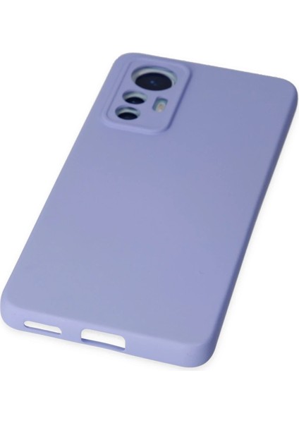 Xiaomi Mi 12 Lite Kılıf Nano Içi Kadife Silikon - Lila Dpmah