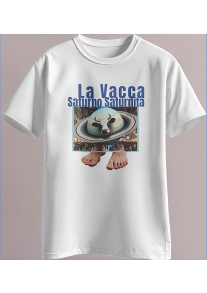 La Vaca Saturno Saturnito Italyan Brainrot T-Shirt