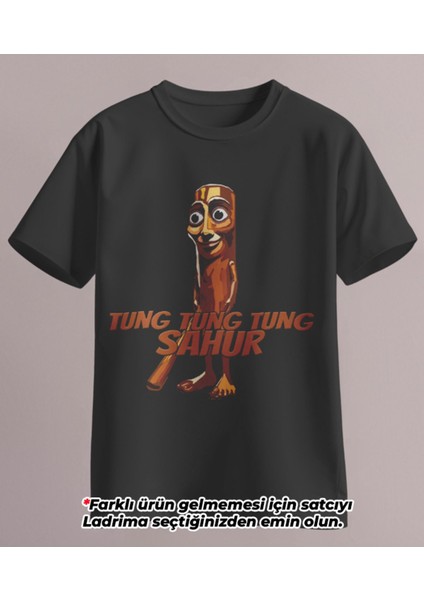 Tung Tung Tung Sahur Italyan Brainrot Meme Tişört