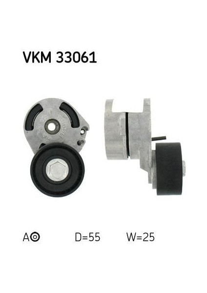 Rulman Gergı P206 1.4hdı 1.6hdı P407 1.6hdı Xsara Berlıngo Fıesta V Fusıon Mazda 2 - - Vkm 33061
