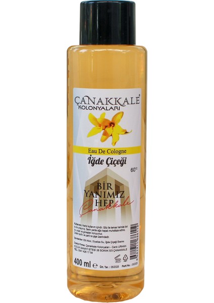 İğde Çiçeği Kolonyası - 400 ml - (Pet Şişe)