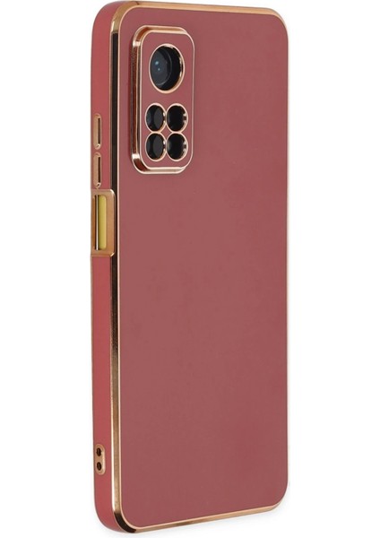 Xiaomi Mi 10T Kılıf Volet Silikon - Kırmızı Dpmah